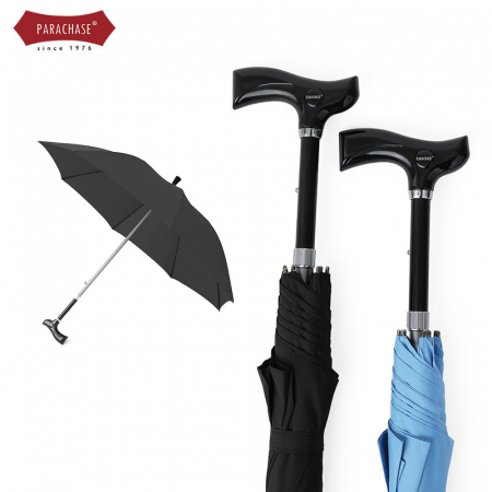 파라체이스 정품  어르신 지팡이 우산 길이조절 안전우산 #3