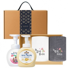 핸드워시 250ml 송월 감사 타올 1P 손잡이 기프트박스 선물세트