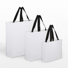 타포린가방 종이 화이트