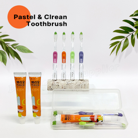 커플 파스텔클린미세모 페리오 칫솔치약세트 #4