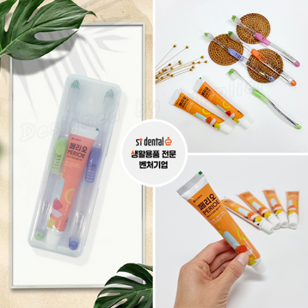 커플 파스텔클린미세모 페리오 칫솔치약세트 #5