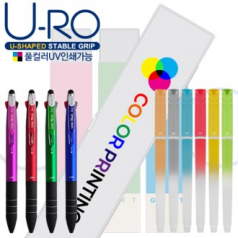 유로멀티5in1 3링터치펜+국산 플러피형광펜세트