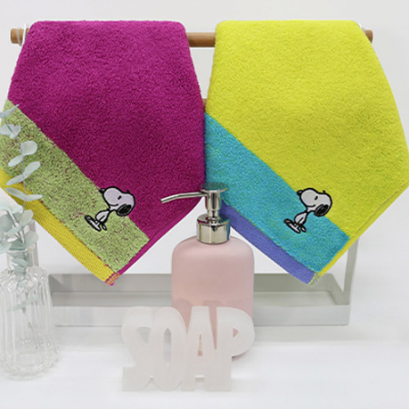 송월 스누피 컬러36 55g 고리수건 #3