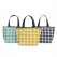 체크 캔버스 피크닉 쿨러백 보온보냉백