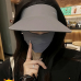 작은이미지: 1496 여성용 오픈탑 모자와 마스크 #2