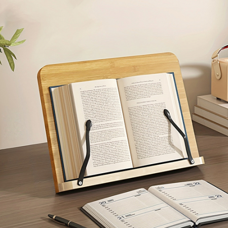 1489 각도 조절 원목 북 스탠드 #2