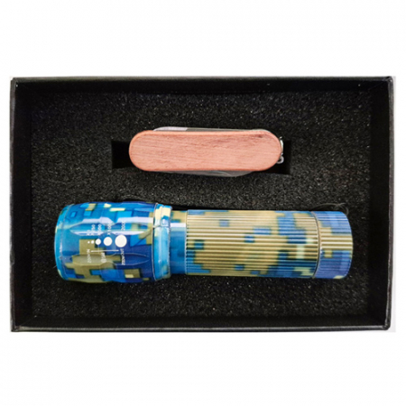 밀리터리 줌인 후레쉬 + 우드맥가이버칼 #2