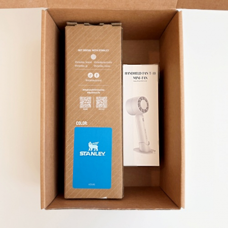 센트포유 스탠리 에어로라이트 캡앤캐리 473ml+미니핸디선풍기세트 SS38 #3