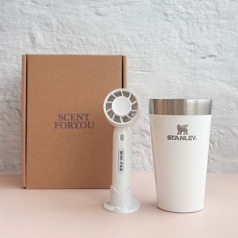 센트포유 스탠리 스태킹비어파인트+미니핸디선풍기세트 SS33