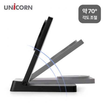 유니콘 휴대용 접이식 맥세이프 15W PD3.0 QC3.0 스탠드거치대 ZQ-M15W #3