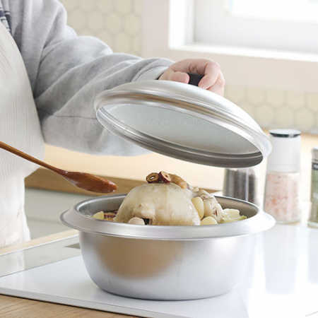 아이젠베르그 쿠헨바움 무연마 통삼중 스텐 가마솥 20cm #3