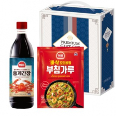 해표 실속(감칠맛 홍게 간장+부침가루)추석 명절 선물세트