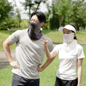 올라운딩 프리미엄 자외선차단마스크 파크골프마스크 스포츠마스크 벨크로형