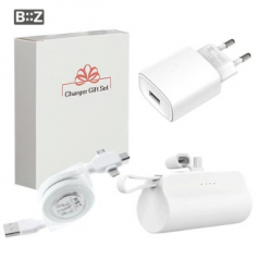 비즈 고속충전기 선물세트 GA03 도킹배터리/가정용충전기/릴케이블