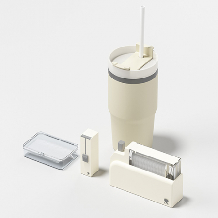 루티네 선물세트 밀크티텀블러+Dr.스마일톡 치실세트 #4