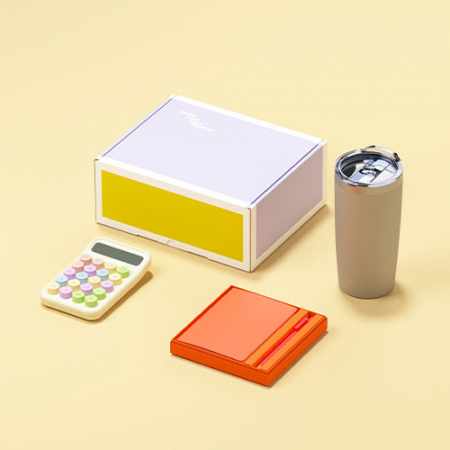 루티네 선물세트 아이언 베이직 텀블러+노트볼펜세트+계산기 #3