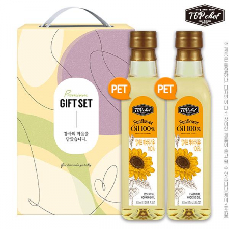 DO 탑셰프 PET해바라기유 500ml 2P #2
