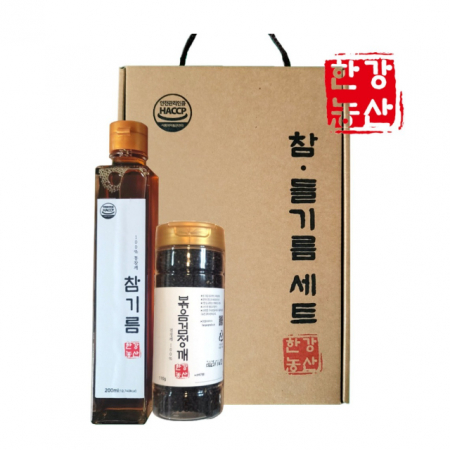 [한강농산] 참기름2종세트(볶음검정깨) 명절선물세트 답례품 #2
