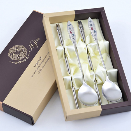 H.jin현진 태극 칼라샤틴 수저세트(A스타) #3