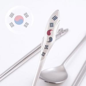 H.jin현진 태극 칼라샤틴 수저세트(A스타)