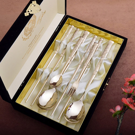 H.jin현진 매화 티타늄수저 플러스 #3