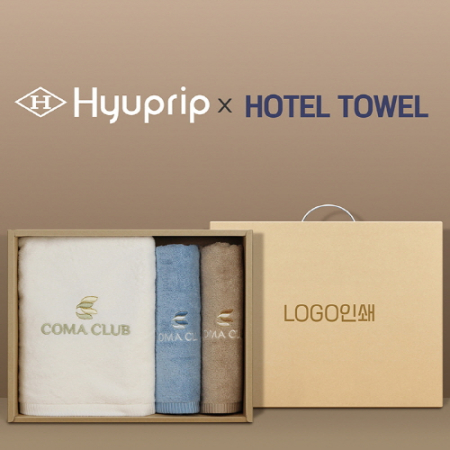 코마클럽바스타월+코마클럽세면타월 프리미엄 2P 세트 #2