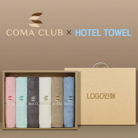 코마클럽세면타월 프리미엄 6P 세트 #2