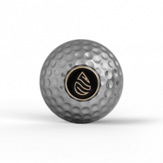 크롬 골프공 엠블럼 방향제 그레이