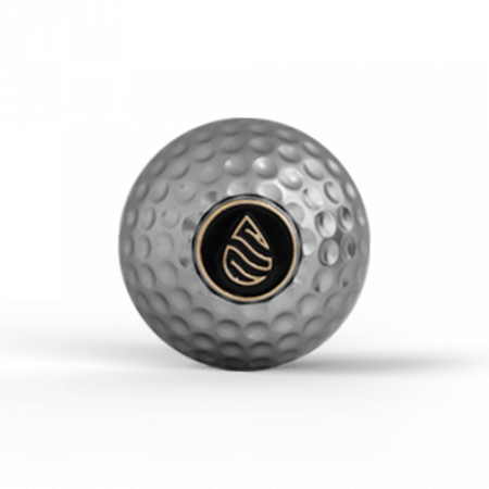 크롬 골프공 엠블럼 방향제 그레이