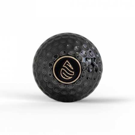 크롬 골프공 엠블럼 방향제 블랙 #2
