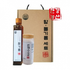 [한강농산] 참기름2종세트(안데스소금) 명절선물세트 답례품