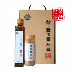 [한강농산] 참기름2종세트(볶음참깨) 명절선물세트 답례품
