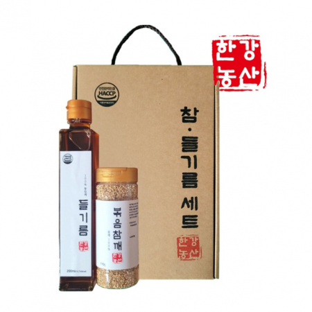 [한강농산] 들기름2종세트(볶음참깨) 명절선물세트 답례품 #2