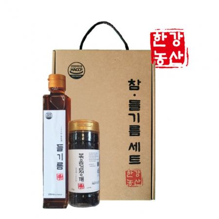 [한강농산] 들기름2종세트(볶음검정깨) 명절선물세트 답례품 #2
