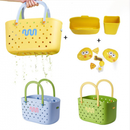 바스켓 PVC 물빠짐 수영가방 #3