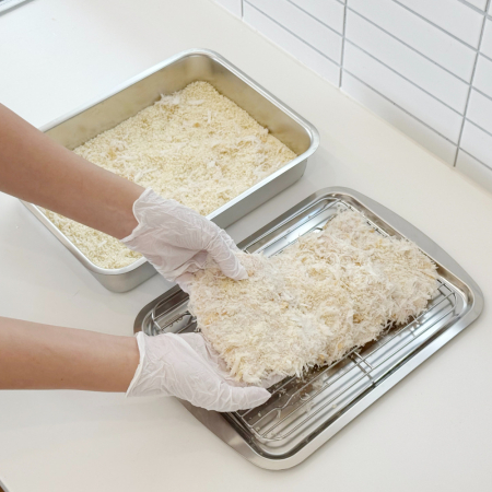 올지 셀렉트 스텐 밧드 중형 트레이 3종세트 SUS 304 바트 사각 레스팅 스테인레스 용기 반찬 통 무연마제 #7