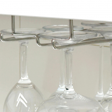 올지 스텐 304 무타공 와인잔걸이 천장 와인잔 거치대 렉 보관 홀더 선반 스탠드 부착 스텐 SUS 304 #8