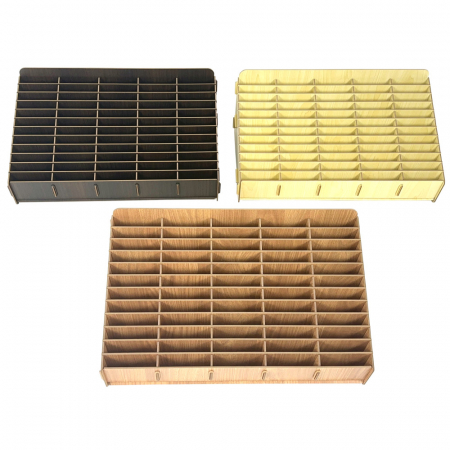 올지 우드 핸드폰보관함 휴대폰 보관함 60칸 수거함 정리 수납 학원 학교 회사 #4