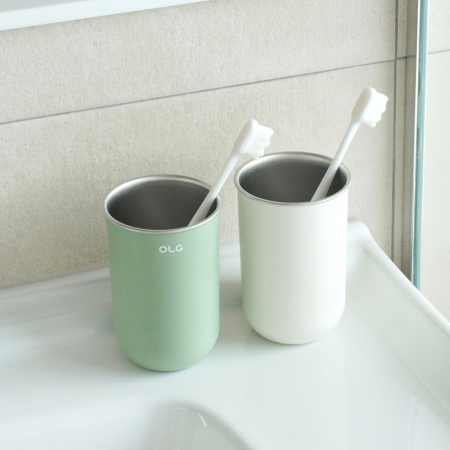 올지 스텐 304 자석 양치컵 세트 거꾸로 무타공 양치 컵 거치대 홀더 욕실 화장실 SUS 304 #7