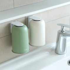 올지 스텐 304 자석 양치컵 세트 거꾸로 무타공 양치 컵 거치대 홀더 욕실 화장실 SUS 304