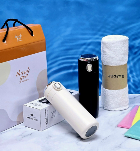 보온병(보온 보냉 온도계 텀블러+송월 타올 선물세트) #2