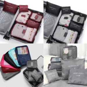 6종파우치 캐리어파우치 여행파우치 다용도주머니 파우치세트