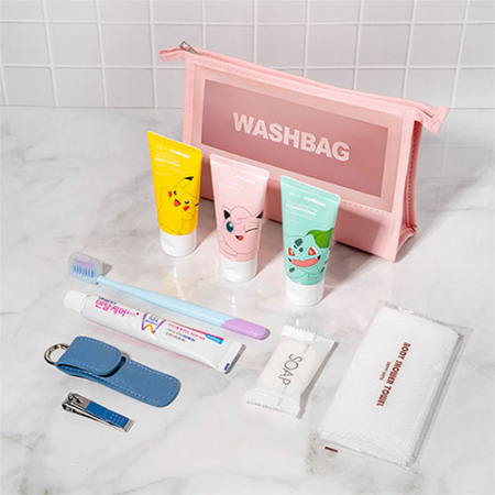 비치파스텔 세면파우치세트+실버링 휴대용 손톱깎이 #4