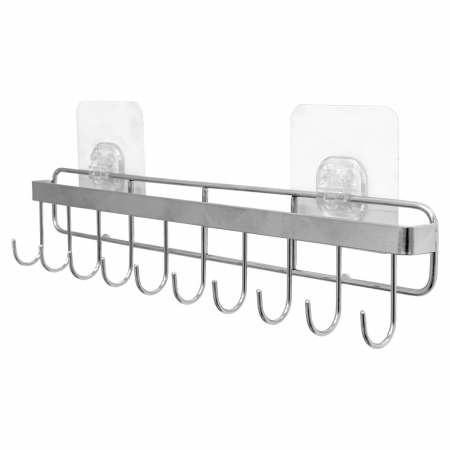 올지 무타공 스텐 조리도구걸이 10구 35cm 스텐304 국자 조리기구 주방 #5