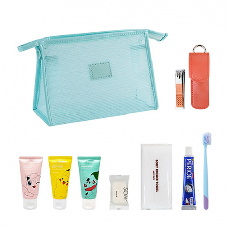 메쉬폼 세면파우치세트+실버링 휴대용 손톱깎이 #3