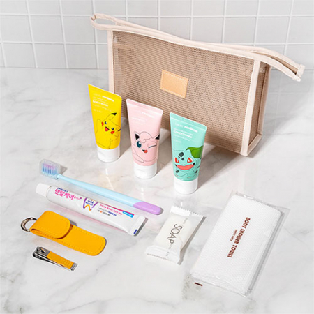 메쉬폼 세면파우치세트+실버링 휴대용 손톱깎이 #2