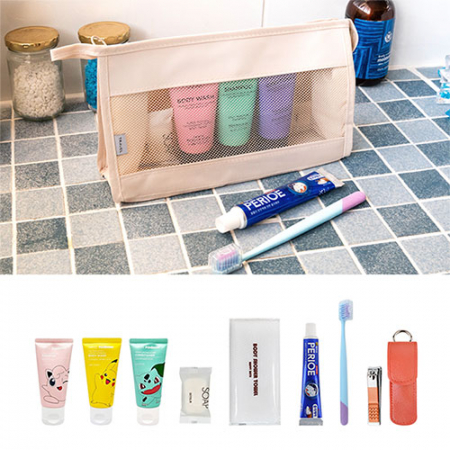 트래블 메쉬파우치세트+실버링 휴대용 손톱깎이 #4