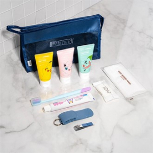 트래블 메쉬파우치세트+실버링 휴대용 손톱깎이