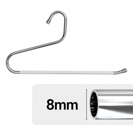 올지 8mm 논슬립 바지걸이 10p 스텐 자국없는 청바지 튼튼한 #5