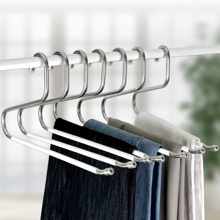 올지 8mm 논슬립 바지걸이 10p 스텐 자국없는 청바지 튼튼한 #2